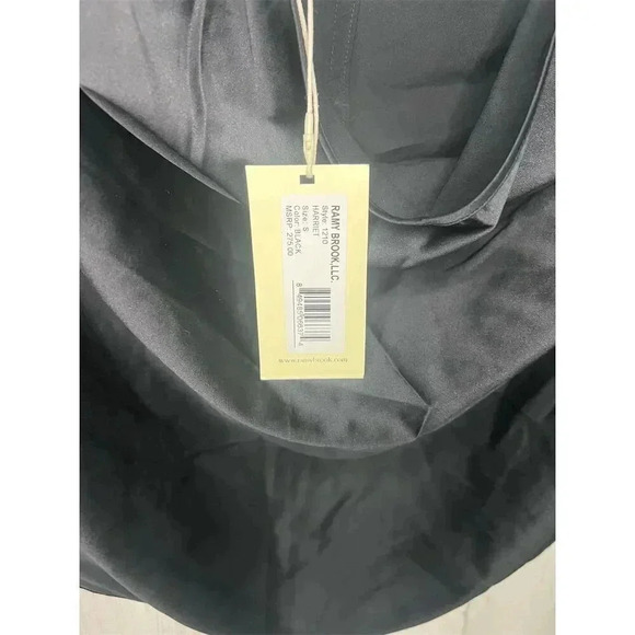 Ramy Brook Women's Black Halter Cowl Neck Multi Wear Tank Top Size M - Picture 7 of 13